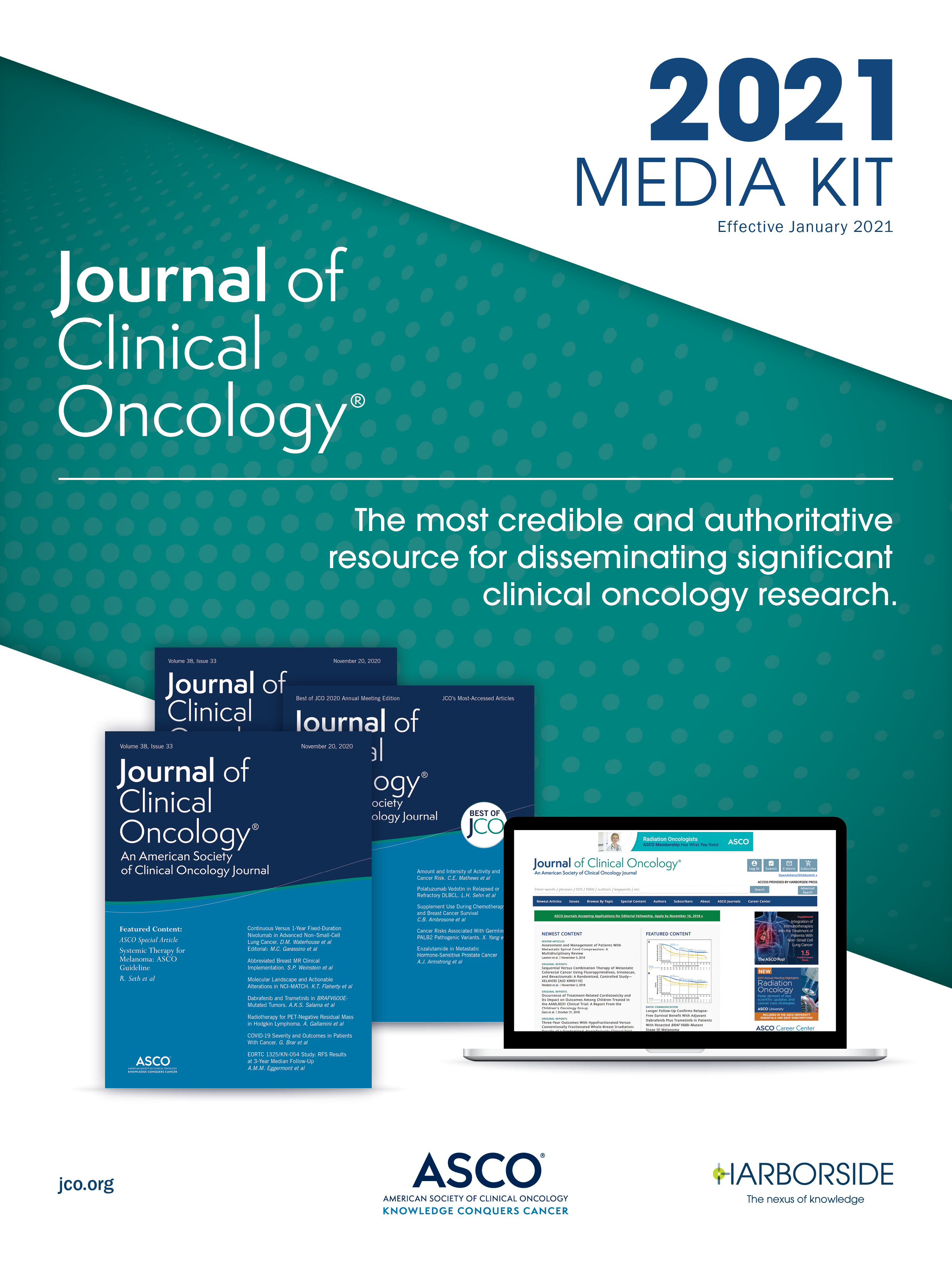 Journal of Clinical Oncology Rate Card Image